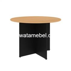 Round Office Table Size 100 - EXPO MP 100 R / Beech 